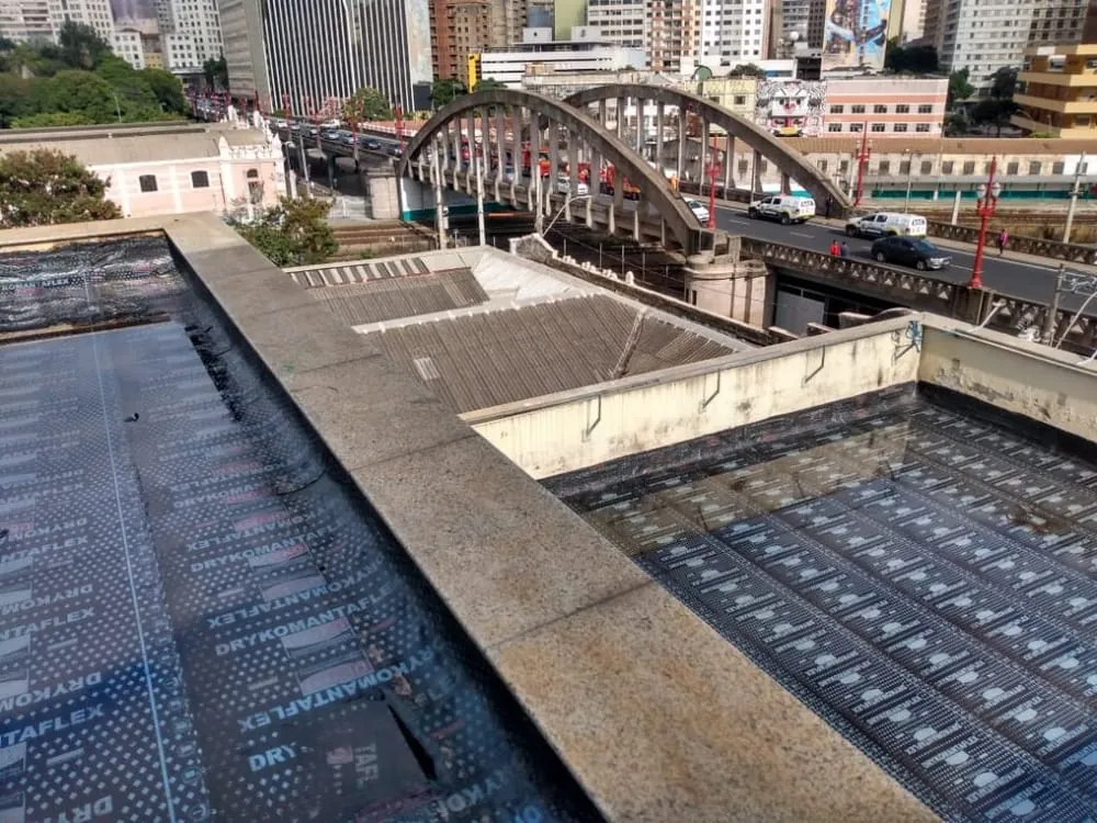 Impermeabilização com Manta Asfáltica 4mm — Empresa Itambé